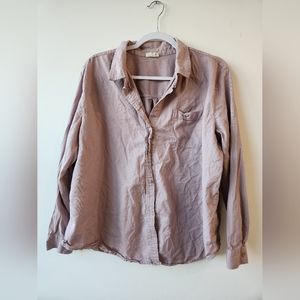 Mauve Button down